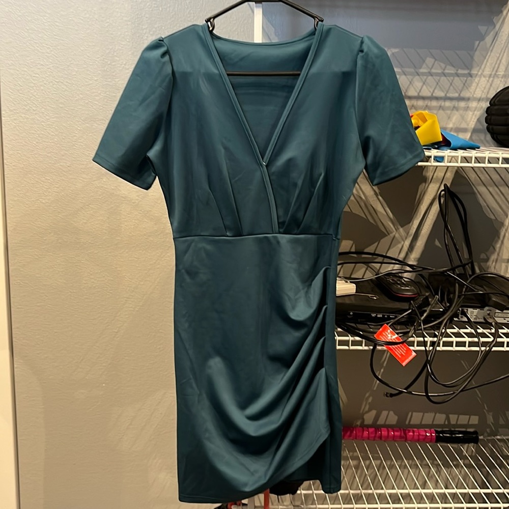 Teal dress